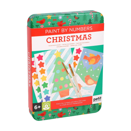 Paint by Numbers: Christmas book cover by Petit Collage