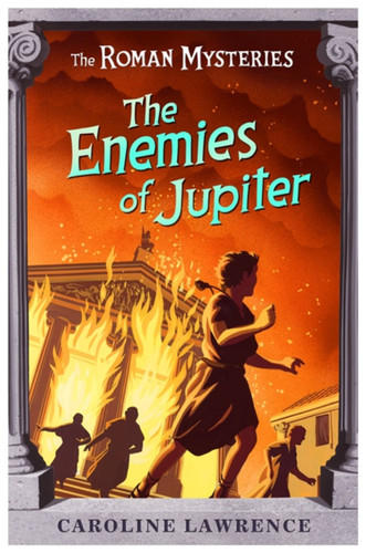 The Enemies of Jupiter book cover by Caroline Lawrence