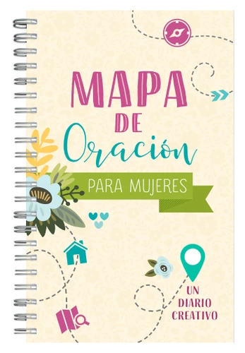 Mapa de oración para mujeres: Un diario creativo book cover by Compiled by Barbour Staff