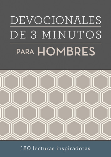 Devocionales de 3 minutos para hombres: 180 lecturas inspiradoras (3-Minute Devotions) book cover by Compiled by Barbour Staff