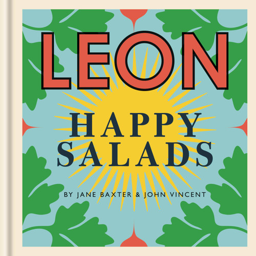 LEON Happy Salads book cover by John Vincent, Jane Baxter