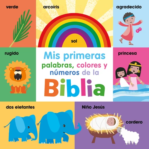 Mis primeras palabras, colores y números de la Biblia book cover by Anno Domini