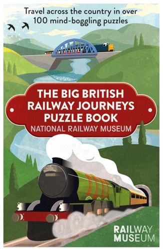 Big British Railway Journeys Puzzle Book book cover by National Railway Museum