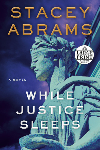 While Justice Sleeps: A Novel book cover by Stacey Abrams