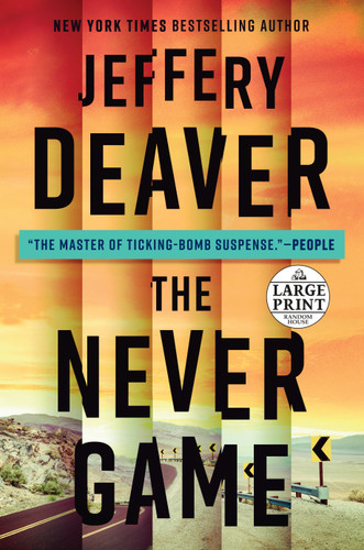 The Never Game (A Colter Shaw Novel) book cover by Jeffery Deaver