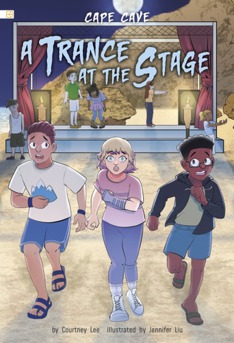 A Trance at the Stage (Spark Decodables: Cape Cave) book cover by Courtney Lee