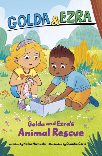 Golda and Ezra's Animal Rescue (Golda & Ezra) book cover by Hollie Michaels