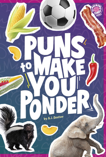 Puns to Make You Ponder (Brain Candy Books: LOL Brain Busters) book cover by A. J. Sautter