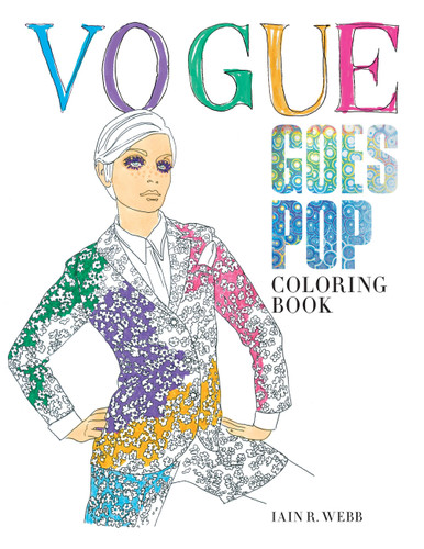 Vogue Goes Pop Coloring Book book cover by VOGUE