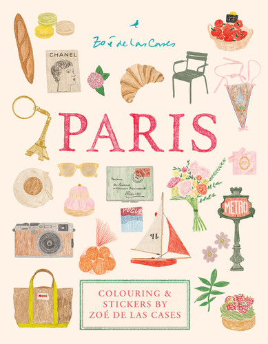 Paris: Colouring and stickers by Zoé de Las Cases book cover by Zoé de Las Cases