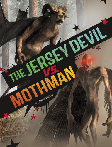 The Jersey Devil vs. Mothman (Spark: Clash of the Cryptids) book cover by Golriz Golkar
