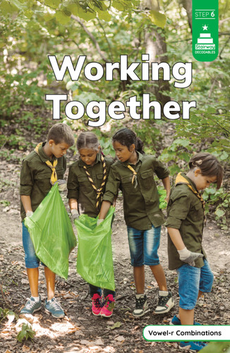 Working Together (Stairway Decodables Nonfiction Step 6) book cover by Laura Stickney