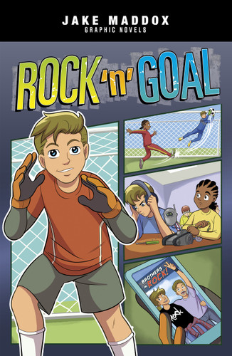 Rock 'n' Goal (Jake Maddox Graphic Novels) book cover by Jake Maddox