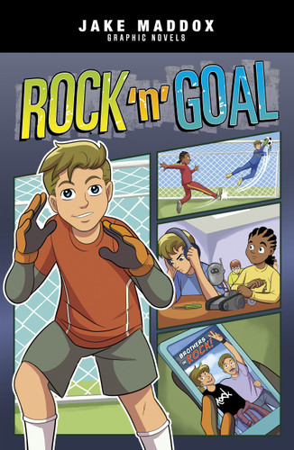 Rock 'n' Goal (Jake Maddox Graphic Novels) book cover by Jake Maddox
