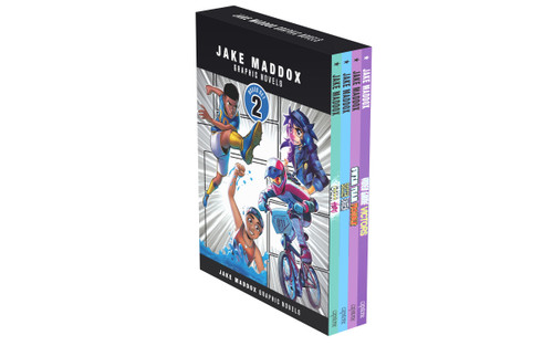 Jake Maddox Graphic Novels 4-Book Boxed Set 2 (Jake Maddox Graphic Novels) book cover by Jake Maddox