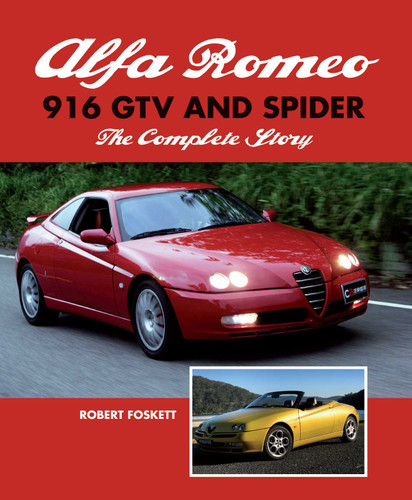 Alfa Romeo 916 GTV and Spider: The Complete Story book cover by Robert Foskett
