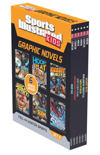 Sports Illustrated Kids Graphic Novels 6-Book Boxed Set: Fall and Winter Sports Set 2 (Sports Illustrated Kids Graphic Novels) book cover by Blake A. Hoena, Scott Ciencin
