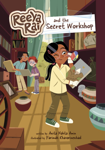 Reeya Rai and the Secret Workshop (Reeya Rai: Adventurous Inventor) book cover by Anita Nahta Amin