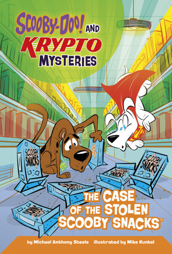The Case of the Stolen Scooby Snacks (Scooby-Doo! and Krypto Mysteries) book cover by Michael  Anthony Steele