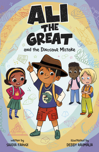 Ali the Great and the Dinosaur Mistake (Ali the Great) book cover by Saadia Faruqi