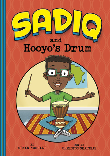 Sadiq and Hooyo's Drum (Sadiq) book cover by Siman Nuurali