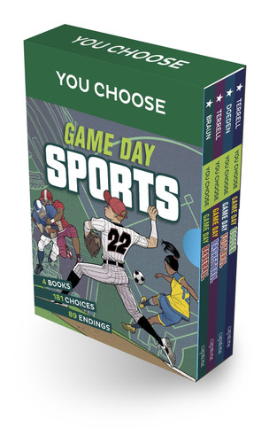 You Choose: Game Day Sports Boxed Set (You Choose: Game Day Sports) book cover by Eric Braun, Brandon Terrell, Matt Doeden