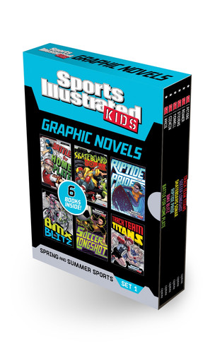 Sports Illustrated Kids Graphic Novels Boxed Set: Spring and Summer Sports Set 1 (Sports Illustrated Kids Graphic Novels) book cover by Chris Kreie, Brandon Terrell, C.J. Renner, Stephanie True Peters, Eric Stevens, Scott Ciencin