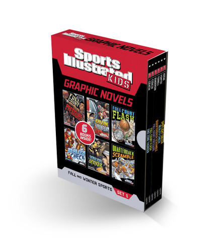 Sports Illustrated Kids Graphic Novels Boxed Set: Fall and Winter Sports Set 1 (Sports Illustrated Kids Graphic Novels) book cover by Blake A. Hoena, Scott Ciencin, Jessica Gunderson, Nel Yomtov, Brandon Terrell