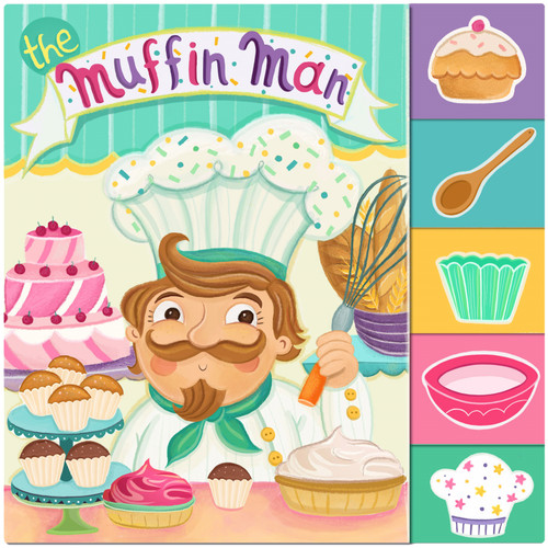 The Muffin Man (Nursery Rhyme Board Books) book cover by 