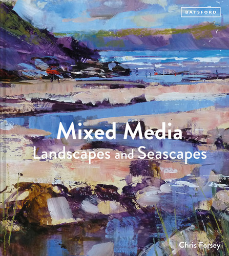 Mixed Media Landscapes and Seascapes book cover by Chris Forsey
