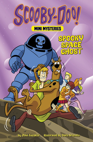 Spooky Space Ghost (Scooby-Doo! Mini Mysteries) book cover by John Sazaklis