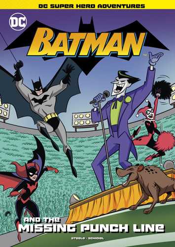 Batman and the Missing Punch Line (DC Super Hero Adventures) book cover by Michael  Anthony Steele
