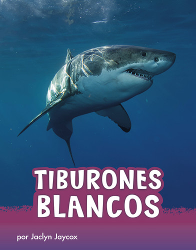 Tiburones blancos (Great White Sharks) (Animals en español) book cover by Jaclyn Jaycox