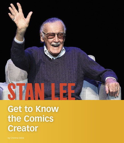Stan Lee: Get to Know the Comics Creator (People You Should Know) book cover by Cristina Oxtra