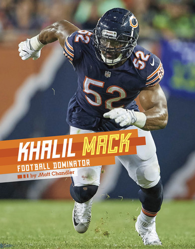 Khalil Mack: Football Dominator (Stars of Sports) book cover by Matt Chandler