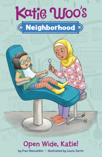 Open Wide, Katie! (Katie Woo's Neighborhood) book cover by Fran Manushkin