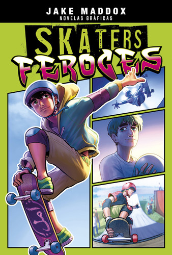 Skaters feroces (Strange Boarders) (Jake Maddox novelas gráficas (Jake Maddox Graphic Novels)) book cover by Jake Maddox