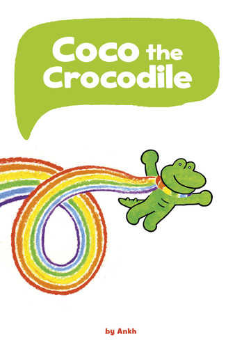 Coco the Crocodile (Wordless Graphic Novels) book cover by Ankh