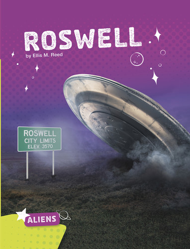 Roswell (Aliens) book cover by Ellis M. Reed
