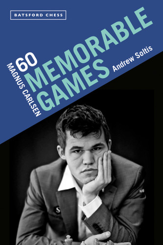 Magnus Carlsen: 60 Memorable Games book cover by Andrew Soltis