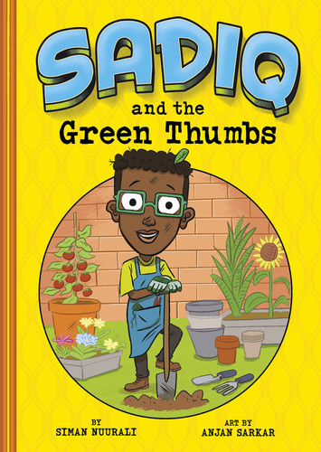 Sadiq and the Green Thumbs (Sadiq) book cover by Siman Nuurali
