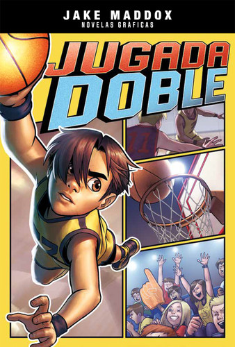 Jugada doble (Double Scribble) (Jake Maddox novelas gráficas (Jake Maddox Graphic Novels)) book cover by Jake Maddox