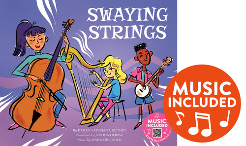 Swaying Strings (The Physics of Music) book cover by Karen Latchana Kenney