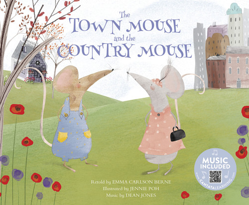 The Town Mouse and the Country Mouse (Classic Fables in Rhythm and Rhyme) book cover by Emma Bernay, Emma Carlson Berne