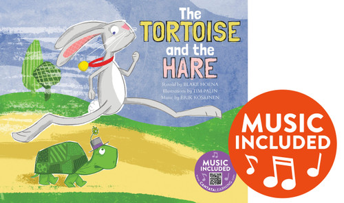 The Tortoise and the Hare (Classic Fables in Rhythm and Rhyme) book cover by Blake Hoena
