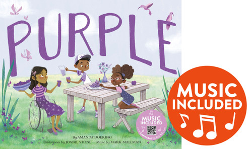 Purple (Sing Your Colors!) book cover by Amanda Doering