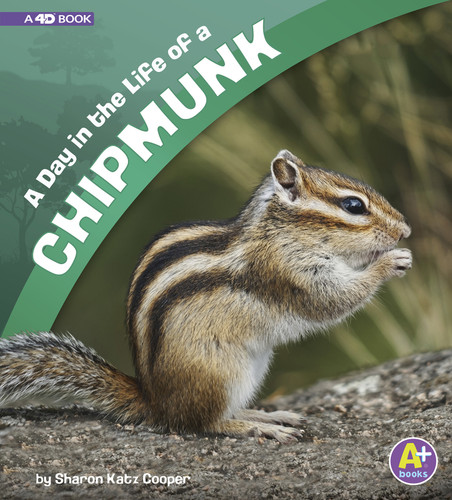 A Day in the Life of a Chipmunk: A 4D Book (A Day in the Life) book cover by Sharon Katz Cooper