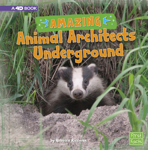 Amazing Animal Architects Underground: A 4D Book (Amazing Animal Architects) book cover by Rebecca Rissman