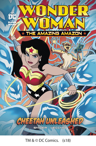 Cheetah Unleashed (Wonder Woman the Amazing Amazon) book cover by Brandon T. Snider