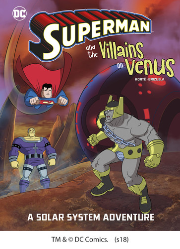 Superman and the Villains on Venus: A Solar System Adventure (Superman Solar System Adventures) book cover by Steve Korté